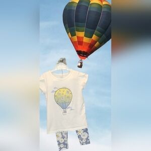 Carter's Matching Cotton Leggings and Short Sleeve T-shirt Set